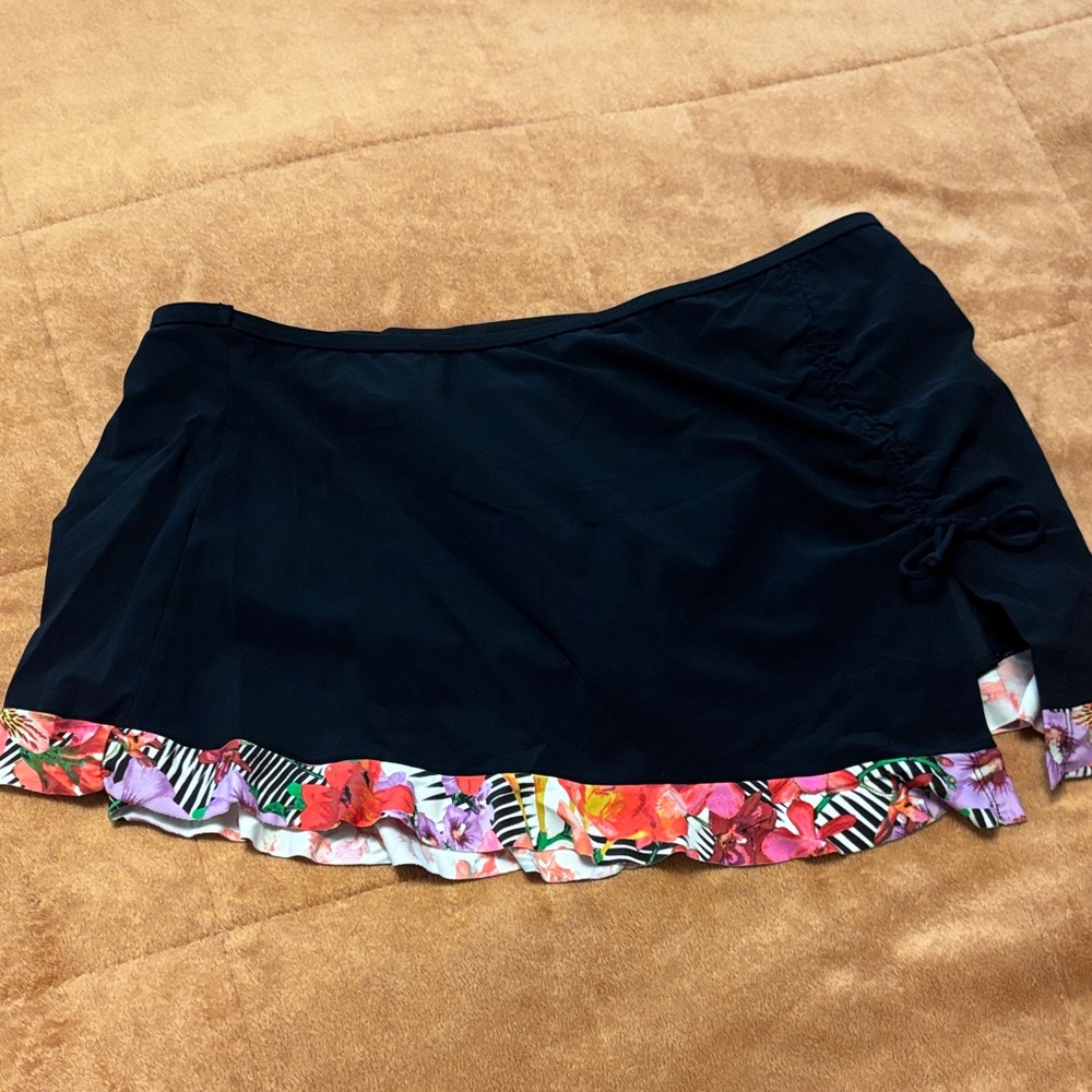 Black Swim Skirt